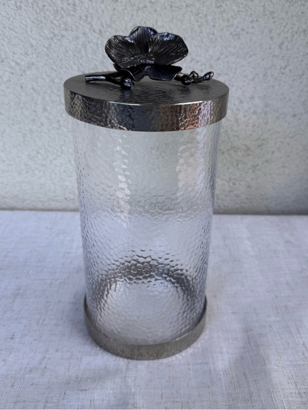 MICHAEL ARAM WHITE ORCHID CANISTER